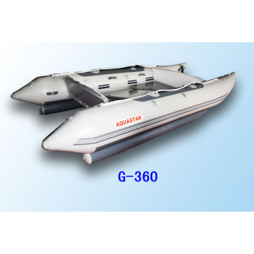 inflatable boat G360 high speed catamaran